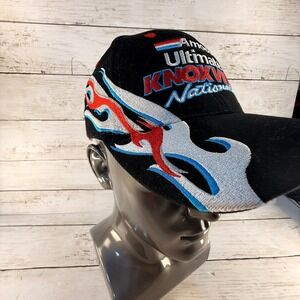Vintage 2001 Knoxville Nationals Amoco Ultimate Racing Hat 41st Annual Black New